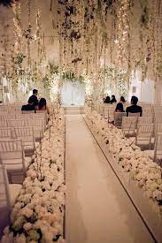 Wedding aisle pew flower balls, nursery decor, bridal shower decor, pew floral accents, wedding centerpiece Gallery All White Wedding Hanging Flowers Winter Wedding Aisle Deer Pearl Flowers