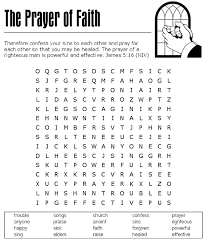 1700 x 2338 file type: Prayer Of Faith Word Search Sermons4kids