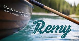 That number is the number of people who carry that surname in france. Name Of The Week Remy British Baby Names Names Boy Names