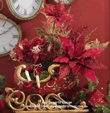 Sleigh 10 Jpg 497 507 Christmas Floral Arrangements Christmas Decorations Ornaments Christmas Arrangements