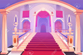 To soften the formality of a north carolina entrance hall, architect and designer russell groves. Castle Staircase Upward Stairs In Palace Entrance With Statues Royalty Free Cliparts Vectors And Stock Illustration Image 138080682