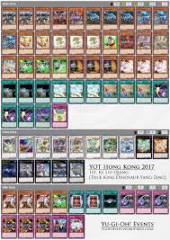 Yot Hong Kong 2017 Top 8 Decklists Beyond The Duel What makes true king dinos so unique is their lack of a combo based strategy. yot hong kong 2017 top 8 decklists