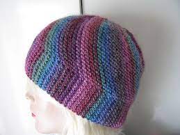 Vertigo Hat Garter Stitch Knitting Knitting Hat Knitting Patterns