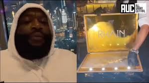 Rick Ross Gets 24K Gold Steak Delivered By Armed Guards In Dubai