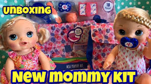 Opening Baby Alive New Mommy Kit New Baby Alive 2017 Youtube