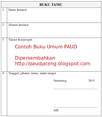 Check spelling or type a new query. Contoh Buku Tamu Umum Paud Buku Administrasi Paud Jateng