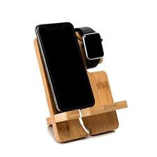 Free shipping on eligible orders. Jackcubedesign Bamboo Iphone Apple Watch Charger Dock Sta Https Www Amazon Com Dp B06y6jk1fw Ref Cm Diy Phone Holder Apple Watch Stand Diy Diy Phone Stand