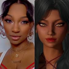 Customizing game character with face scan