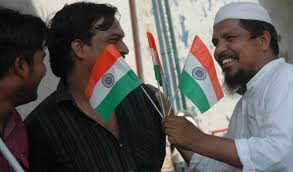 Image result for PIC OF INDIAN FLAG AND HINDUS