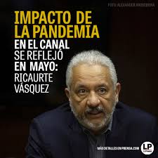 Mayo cerró con un total de 937 tránsitos, una reducción de 21% con respecto  a lo proyectado al principio del año fiscal en octubre de 2019. Detalles  en:  https://www.prensa.com/economia/impacto-de-la-pandemia-en-el-canal-se-reflejo-en-mayo-ricaurte-vasquez/
