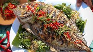 Barbecued Trevally With Sambal Bajak Makassar Recipe Recipes Pike Fish Recipes Shellfish Recipes