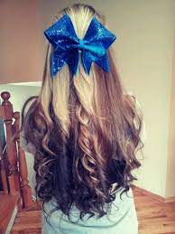 Bow Dye And Curls Pretty Hairstyles Gorgeous Hair Beautiful Hair