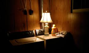 It was clear that it all needed to go. The Lamp On The Dryer Hope In The Basement Amy Allender