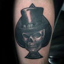 Pin top hat skull tattoo design on pinterest. 30 Skull With Top Hat Tattoo Designs For Men Manly Ink Ideas
