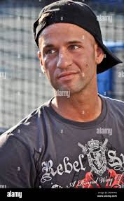 Mike 'The Situation' Sorrentino The boys from 'Jersey Shore' some balls in  the batting cages