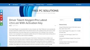 Driver Talent Keygen Pro Latest With Key Computer Driver Windows Software Solutions