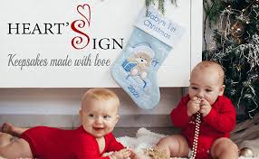 Wrapped in warm blankets and cozy christmas colors, a snapshot in front of the tree makes the perfect new arrival. Amazon Com Heart S Sign Babys First Christmas Stocking 2021 My First Christmas Baby Boy And Baby Girl Newborn Stockings Christmas Ornaments Newborn Christmas Decor Pink Furniture Decor