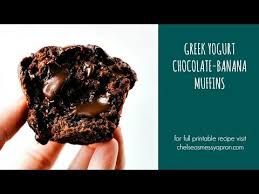 Greek Yogurt Chocolate Banana Muffins Banana Muffins Chocolate Banana Muffins Chocolate Banana