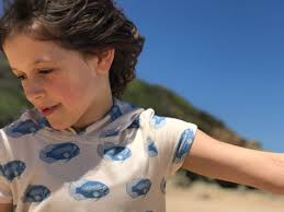 A 'Groovy' French Terry Beach Cover-up