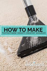 make homemade steam cleaner solution