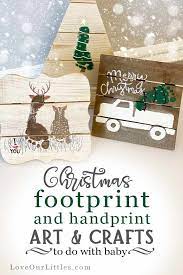 Baby Christmas Crafts Handprint And Footprint Christmas Craft Ideas To Do With Baby Love Our Littles