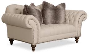 Brittney Loveseat Linen Love Seat Furniture City Furniture