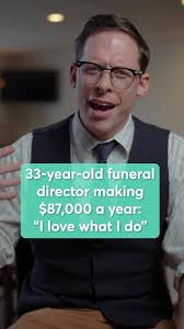 33-year-old Victor M. Sweeney is a licensed mortician and funeral director  in Warren, Minnesota. He earns around $87,000 annually and handles around  100 deaths each year. , “To actually be of service ...