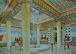 Pylos Throne Room Reconstruction Ancient Greek History Ancient Greece