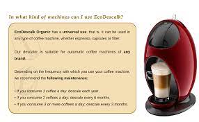 Highly concentrated liquid coffee machine descaler for ➜ screen carrier machines, fully automatic machines, catering machines & household machines. Ecodescalk Organic Concentrated Descaler 9 Decalcifications 100 Natural Descaler Cleaner For Coffee Machines Descaling Solution For All Brands Amazon Co Uk Grocery