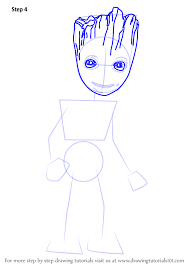 Learn How To Draw Baby Groot Marvel Comics Step By Step Drawing Tutorials Baby Drawing Baby Groot Baby Groot Drawing