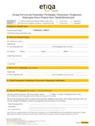 Segera temukan layanan paling tepat untuk diri anda. Borang Permohonan Penamatan Pembatalan Penyerahan Etiqa Pdf4pro