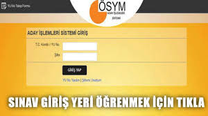 Bu hizmetten faydalanmak için, aşağıdaki kimlik doğrulama yöntemlerinden sizin için uygun olan bir tanesini kullanarak sisteme giriş yapmış olmanız gerekmektedir. Osym Sinav Giris Yerleri Nasil Ogrenilir Takvim Egitim