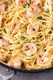 I sauteed the shrimp until barely pink (with the garlic, of course), and i added the parm. Shrimp Scampi Linguine Homemade Hooplah