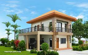 Havana is a two storey house with 3 bedrooms with usable floor area of 134 square meters. Havana Two Storey House With Spacious Terrace Pinoy Eplans One Storey House Two Story House Design Two Storey House