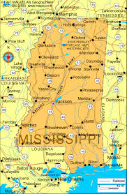 University of alabama map library Mississippi Map Infoplease