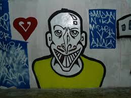 Graffiti with big smile to celebrate day of happiness, vector illustration. File Smiley Face Graffiti At The Underpass Podsused Jpg Wikimedia Commons