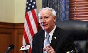 Hutchinson vetoes bill banning youth gender reassignment surgeries, calling it fort smith, ark. Arkansas Republican Gov Hutchinson Re Elected