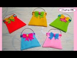 Cara Membuat Amplop Lebaran Tas Cantik Dari Flanel How To Make Felt Bag Ied Envelope Youtube Amplop Tas Kain Flanel