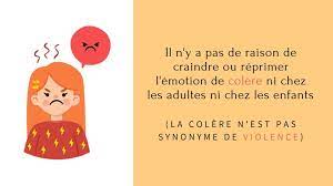 Pour la plupart des instits, la récréation est un moment dénué d'intérêt, synonyme de surveillance ennuyeuse ou, mieux. Il N Y A Pas De Raison De Craindre Ou Reprimer L Emotion De Colere Ni Chez Les Adultes Ni Chez Les Enfants La Colere N Est Pas Synonyme De Violence Apprendre A Eduquer