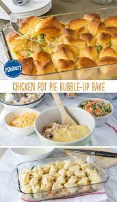Chicken Pot Pie Bubble Up Bake Recipe Recipes Pot Pies Recipes Food