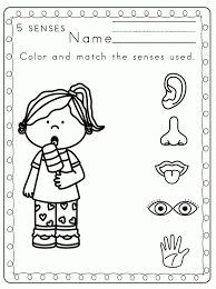 Subtitle of part of web page, if appropriate. Free Coloring Pages 5 Senses Coloring Home