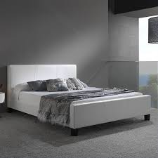 Leather platform bed king,best leather platform bed king,cheap leather platform bed king,discount leather platform bed king,affordable leather platform bed king,deal leather platform bed king. Euro Complete Faux Leather Upholstered Platform Bed And Bedding Support System With 30 Inch Headboard White Finish King Walmart Com Walmart Com