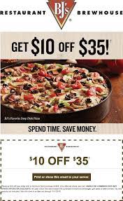 Pinned September 19th 10 Off 35 At Bjsrestaurant Brewhouse Thecouponsapp Restaurant Coupons Food Bjs Restaurant