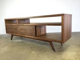 Mid Century Modern Walnut Tv Stand Cabinet Handmade Media Etsy In 2020 Mid Century Media Console Tv Stand Cabinet Mid Century Modern