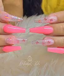 Get ready to book your next manicure. 35 Beautiful Acrylic Pink Coffin Nails Design 1to Be A Pretty Girl Page 4 Of 12 Latest Fashion Trends For Woman Long Acrylic Nails Coffin Coffin Nails Designs Acrylic Nails Coffin Short