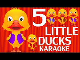 Five Little Ducks Number Nursery Rhymes Karaoke Songs For Children Chuchu Tv Rock N Roll Kids Songs Karaoke Songs Nursery Rhymes