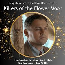 Reposting*** We would like to congratulate our Oscar-nominated Production  Designer members and their respective art departments for a job well done!  This list was provided to the Comms Department. If you notice