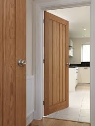 Thames Oak 5 Panel Unfinished Internal Door Wood Doors Interior Oak Interior Doors Internal Doors