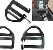 Amazon.com: DraCra 8 Pack Webbing Hook Clip 25mm 1'' Strap ...