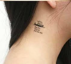 Under Ear Ship Tattoo Dovmeli Kadin Minik Dovmeler Boyun Dovmeleri